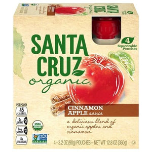Santa Cruz Organic Sauce Cinnamon Apple Og2 6/4/3.2 OZ [UNFI #1528330] [ebt]