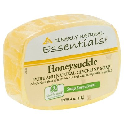 Clearly Natural Soap Glycerine Honeysuckle 1/4 OZ [UNFI-CARLISLE #216564] T