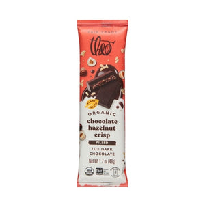 Theo Chocolate Bar Chocolate Hazelnut Crisp Og2 12/1.7 OZ [UNFI-CARLISLE #3034527] [ebt]