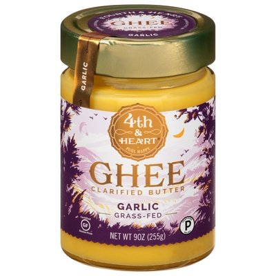 4Th & Heart Ghee Garlic 6/9 OZ [UNFI #1821552] [ebt]