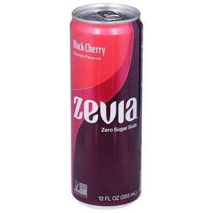 Zevia Soda Zero Sugar Black Cherry 12/12 OZ [UNFI #2819274] [ebt] T
