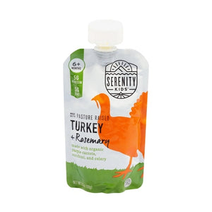 Serenity Kids Turkey And Rosemary Pouch 6/3.5 OZ [UNFI-CARLISLE #2807337] [ebt]