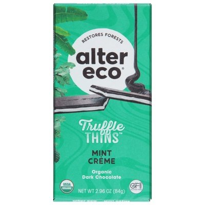 Alter Eco Dark Chocolate Truffle Thins Organic Og2 12/2.96 OZ [UNFI-CARLISLE #2801678] [ebt]