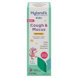 Hylands Cough & Mucus Daytime Kids Natural Grape Flavor 1/4 OZ [UNFI-CARLISLE #2866861]