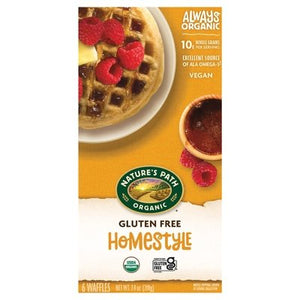 Natures Path Waffles Gluten Free Homestyle Og2 12/7.4 OZ [UNFI #546507] [ebt]