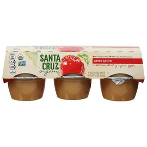 Santa Cruz Organic Apple Sauce Og2 12/6/4 OZ [UNFI #160036] [ebt]
