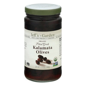 Jeffs Garden Kalamata Olives Organic Pitted Greek Og2 6/7 OZ [UNFI #1142678] [ebt]