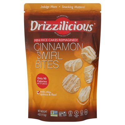 Drizzilicious Bites Cinnamon Swirl 12/4 OZ [UNFI #2392504] [ebt]