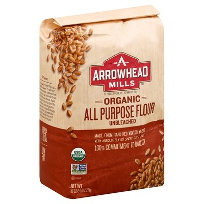 Arrowhead Mills Flour All Purpose Organic Unbleached Og2 8/5 LB Og2 [UNFI #119156] [ebt]