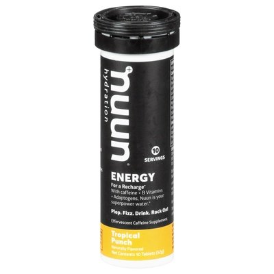 Nuun Energy Tropical Punch Tablets 8/10 CT [UNFI-CARLISLE #2678241]