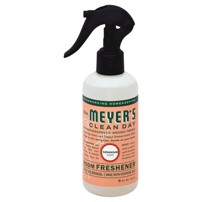 Mrs Meyers Clean Day Room Freshener Geranium Scent 6/8 OZ [UNFI #1733559] T