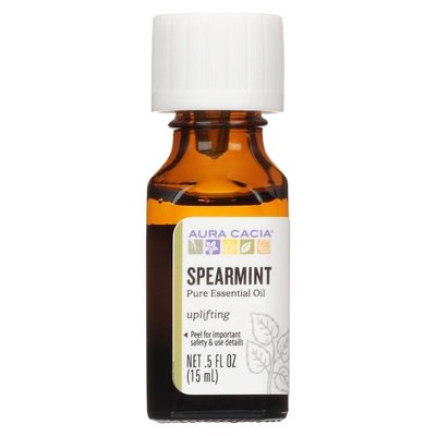 Aura Cacia Pure Essential Oil Spearmint Uplifting 1/.5 OZ [UNFI-CARLISLE #620781] T