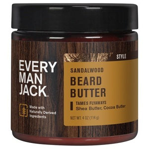 Every Man Jack Beard Butter Sandalwood 1/4 OZ [UNFI-CARLISLE #2410116] T