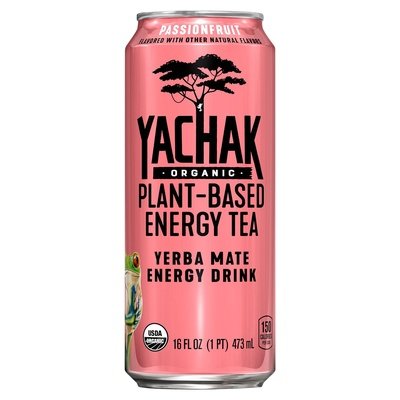 Yachak Organic Yerba Mate Energy Drink Yerba Mate Passion Fruit Og2 12/16 OZ [UNFI #2752301] [ebt]