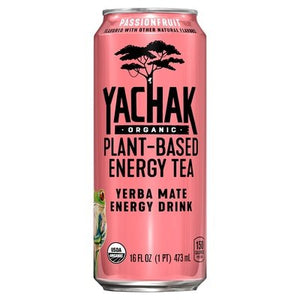 Yachak Organic Yerba Mate Energy Drink Yerba Mate Passion Fruit Og2 12/16 OZ [UNFI #2752301] [ebt]