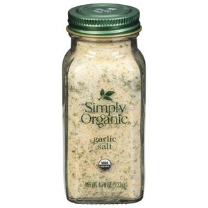 Simply Organic Garlic Salt Og2 6/4.7 OZ [UNFI #3004215] [ebt]
