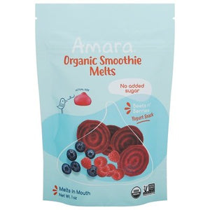 Amara Smoothie Melts Organic Beets N Berries Og2 6/1 OZ [UNFI #2653905] [ebt]