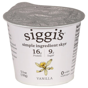Siggis Yogurt Nonfat Vanilla 12/5.3 oz [UNFI #0695783 ] [ebt]