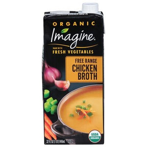 Imagine Foods Chicken Broth Organic Free Range Og2 6/32 OZ [UNFI #2824720] [ebt]