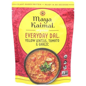Maya Kaimal Everyday Dal Yellow Lentils Tomato & Garlic Mild Og2 6/10 OZ [UNFI #2887313] [ebt]