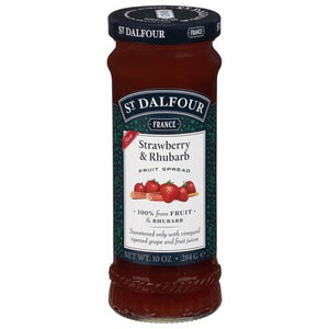 St Dalfour Fruit Spread Strawberry & Rhubarb 6/10 OZ [UNFI-CARLISLE #2835429] [ebt]