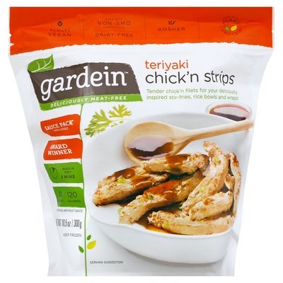 Gardein Chickn Strips Teriyaki 8/10.5 OZ [UNFI #1104553] [ebt]