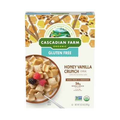 Cascadian Farm Honey Vanilla Crunch Gf Og2 12/10.5 OZ [UNFI #2408078] [ebt]