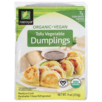 Nasoya Dumplings Organic Vegan Tofu Vegetable Og2 6/9 OZ [UNFI #1985332] [ebt]
