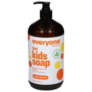 Everyone Kids Soap 3 In1 Orange Squeeze 1/32 OZ [UNFI-CARLISLE #1156686] T