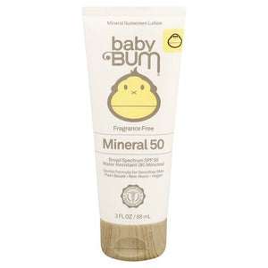 Baby Bum Sunscreen Lotion Mineral Broad Spectrum Spf 50 1/3 OZ [UNFI-CARLISLE #2387363] T
