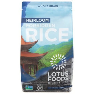 Lotus Foods Rice Forbidden Heirloom 6/15 OZ [UNFI #508895] [ebt]