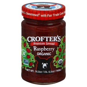 Crofters Premium Spread Organic Raspberry Og2 6/16.5 OZ [UNFI #284125] [ebt]