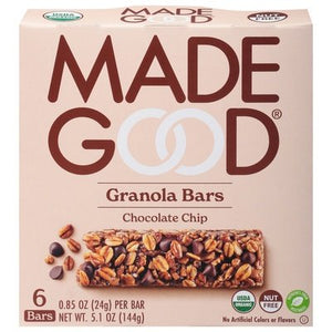 Made Good Granola Bars Chocolate Chip Og2 6/6/.85OZ [UNFI #1820257] [ebt]