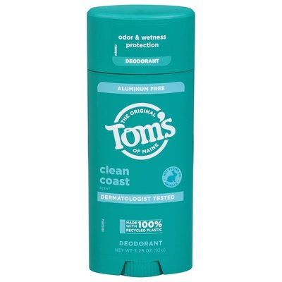 Toms Of Maine Deodorant Clean Coast Scent Aluminum Free 1/3.25 OZ [UNFI-CARLISLE #3037710] T