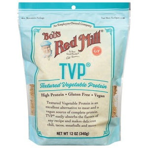 Bobs Red Mill Textured Vegetable Protein 4/12 OZ [UNFI #2596351] [ebt]