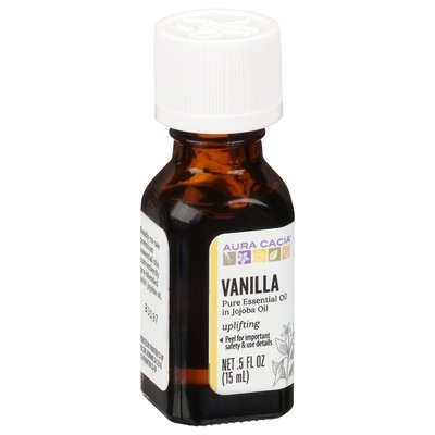 Aura Cacia Pure Essential Oil Vanilla Uplifting 1/.5 OZ [UNFI-CARLISLE #548339] T