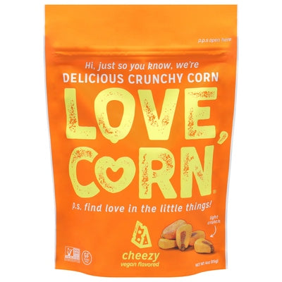 Love Corn Corn Cheezy Vegan Flavored Light Crunchy 12/4 OZ [UNFI #2906246] [ebt]