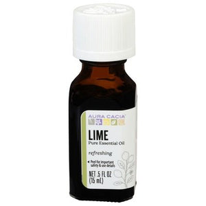 Aura Cacia Pure Essential Oil Lime Refreshing 1/.5 OZ [UNFI-CARLISLE #620542] T
