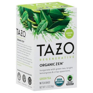 Tazo Green Tea Organic Zen Bags Og2 6/16 BAG [UNFI #2864783] [ebt]