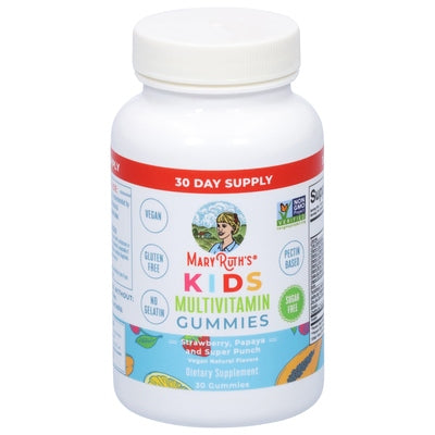 Mary Ruths Multivitamin Kids Gummies Strawberry Papaya And Super Punch 1/30 CT [UNFI-CARLISLE #2962033]