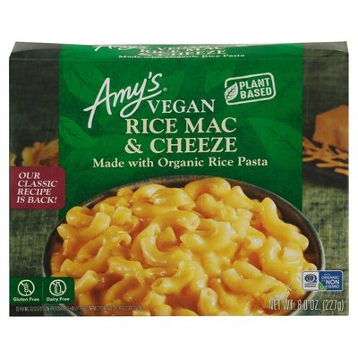Amys Rice Mac & Cheeze Vegan Og3 12/8 OZ [UNFI #2867232] [ebt]