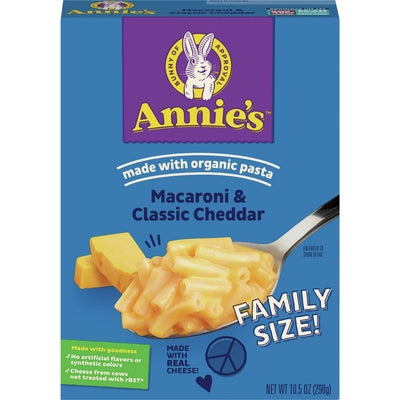 Annies Homegrown Classic Mac & Cheese Family Size Og3 6/10.5 OZ [UNFI #693341] [ebt]