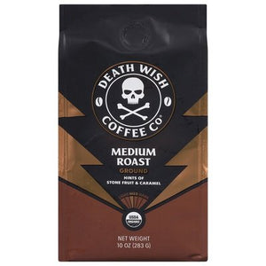 Death Wish Coffee Coffee Ground Medium Roast Og2 6/10 OZ [UNFI #2950525] [ebt]