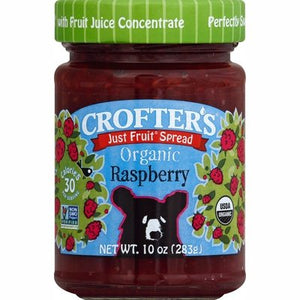 Crofters Fruit Spread Organic Raspberry Og2 6/10 OZ [UNFI #682708] [ebt]
