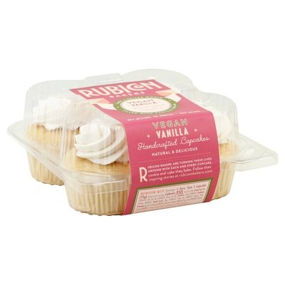 Rubicon Bakery Handcrafted Cupcakes Vanilla 12/10 OZ [UNFI #2323277] [ebt]