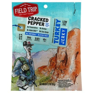 Field Trip Turkey Jerky Cracked Pepper 9/2.2 OZ [UNFI #1799022] [ebt]