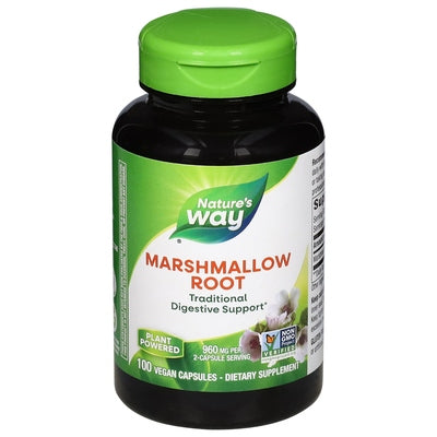 Natures Way Marshmallow Root Vegan Capsules Og3 1/100 CAP [UNFI-CARLISLE #290700] [ebt]