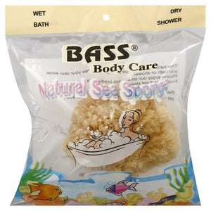 Bass Brushes Sea Sponge Natural Body Care 1CT [UNFI-CARLISLE #2206688] T