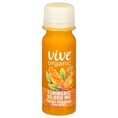 Vive Organic Shot Turmeric 30 000 Mg Og2 12/2 OZ [UNFI #2695799] [ebt] T