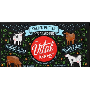 Vital Farms Butter Sea Salted 12/8 oz [UNFI #2136430 ] [ebt]